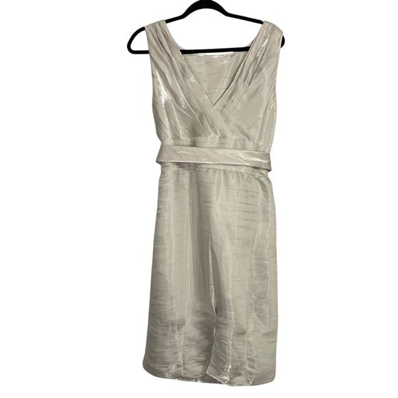 Antonio Melani Midi Dress Sleeveless‎ Party Cocktail Shimmer Size 14 - Picture 2 of 13